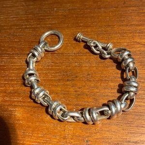 Heavy sterling silver bracelet